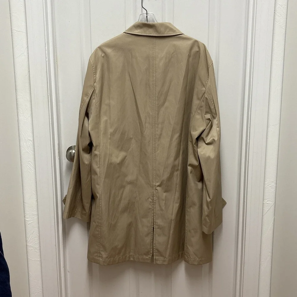 Lauren Ralph Lauren Khaki Tan‎ Car Coat Jacket Size L Mens Outerwear